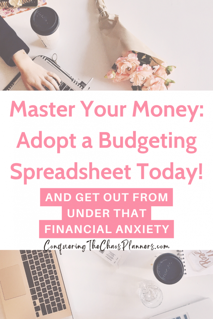 Learn how a budgeting spreadsheet can help alleviate financial anxiety 