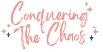 Conquering The Chaos Logo with groups of stars around it