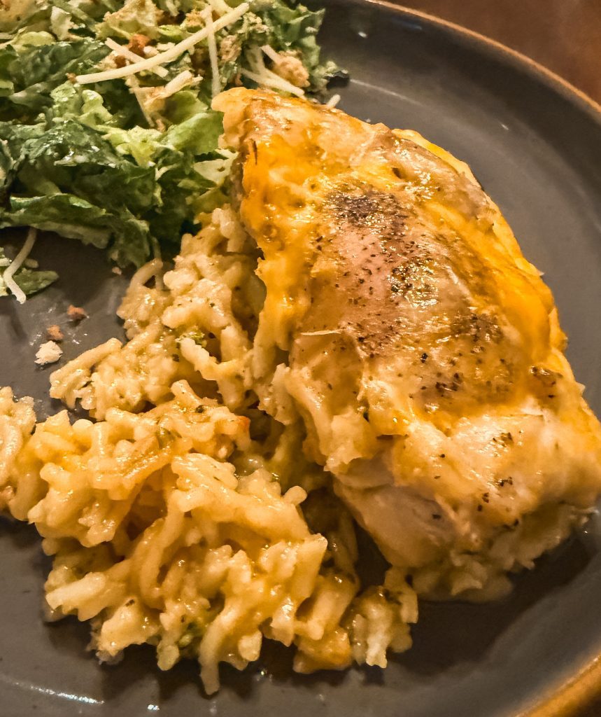 Chicken , broccoli, and rice casserole image