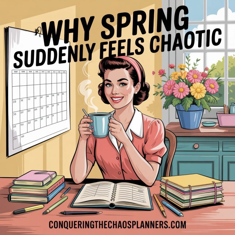 spring planning is what will prevent spring feeling chaotic